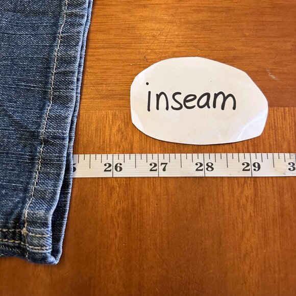 Dereon Womens Bootcut Embroidered Pocket Denim Jeans Size 13/14 Blue Beyonce - Picture 4 of 7